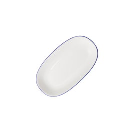 Avet Fuente Oval 18,5x10,5x2 cm Colección Olimpic Blue Porcelana